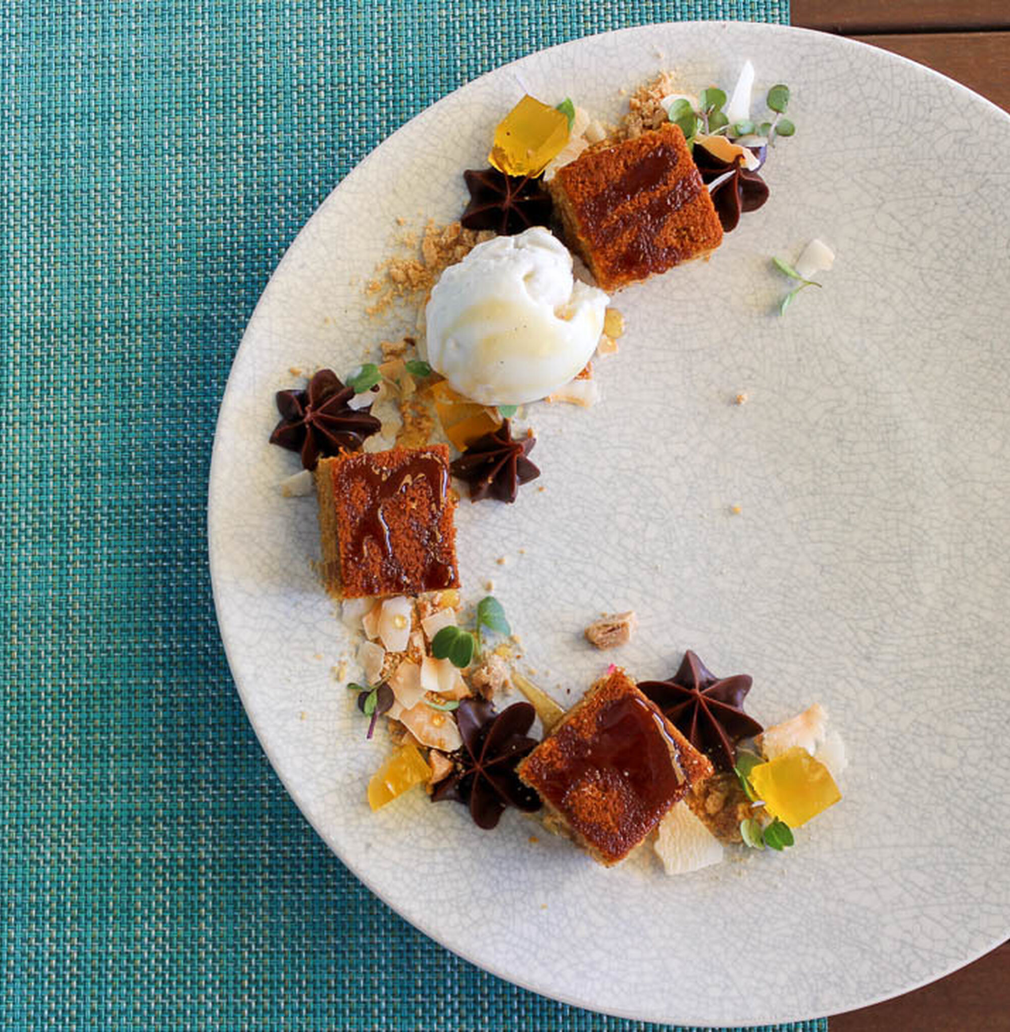 Beautiful and delicate dessert