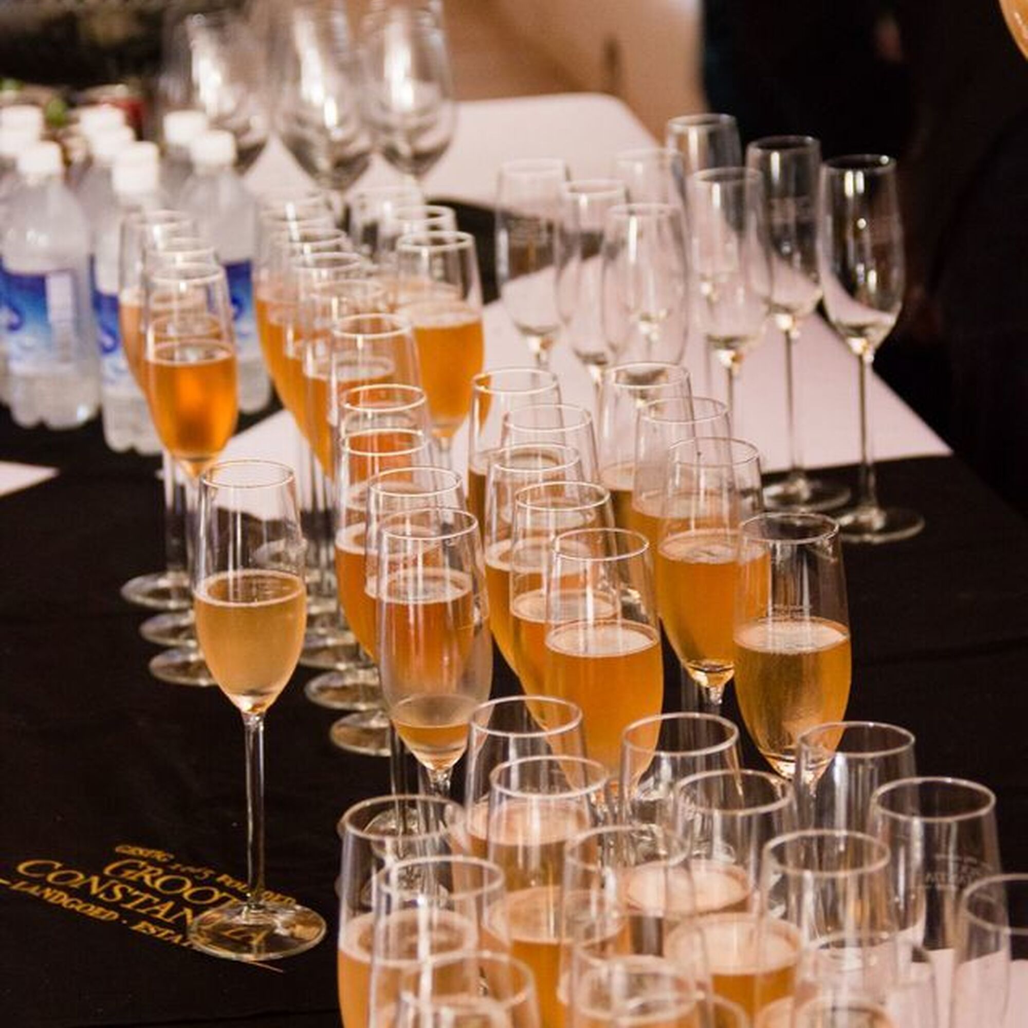 Champagne at groot constantia