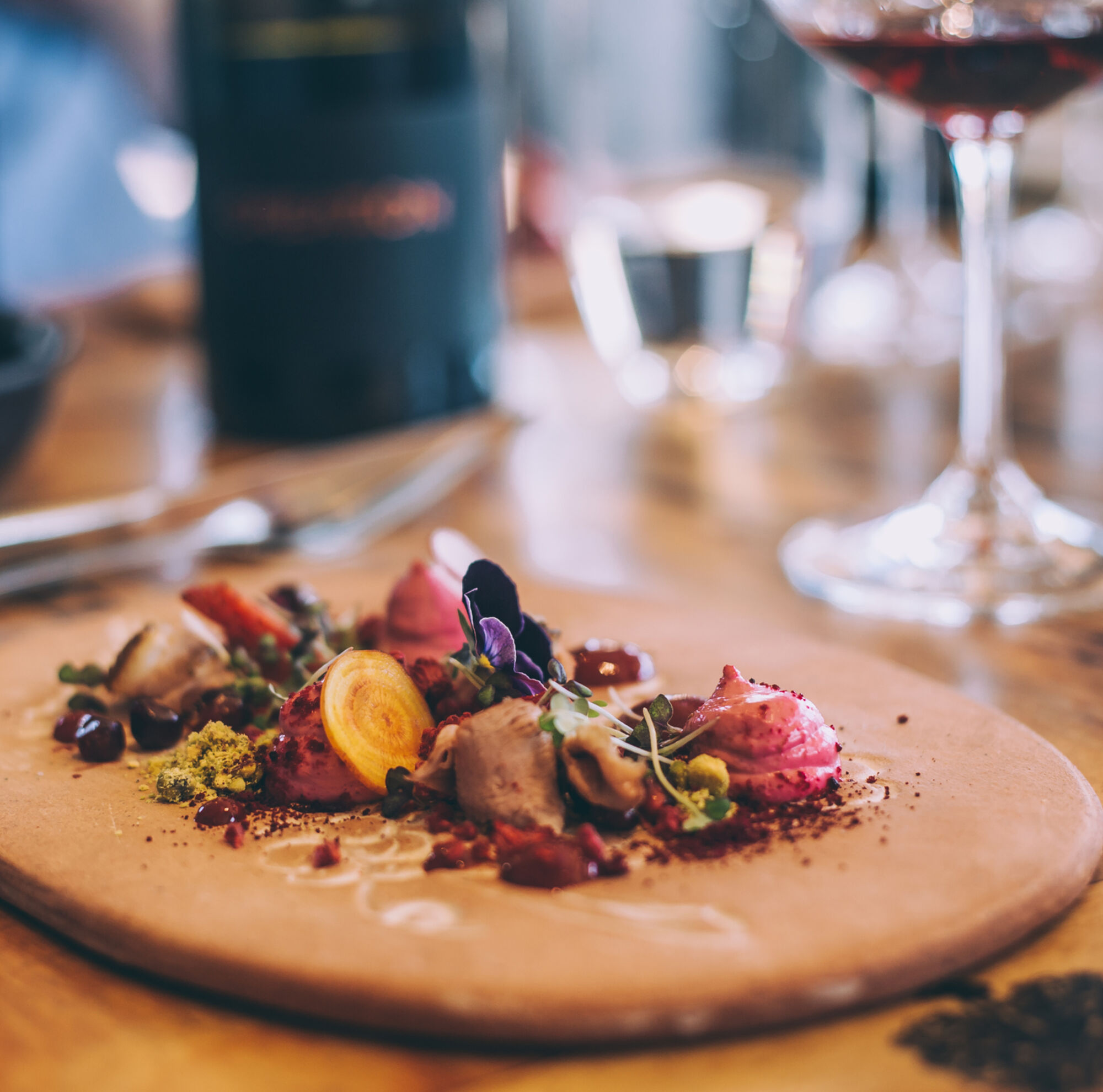 Food and Wine at Creation Wine Estate in Hermanus Image credit Shawn Ugulu