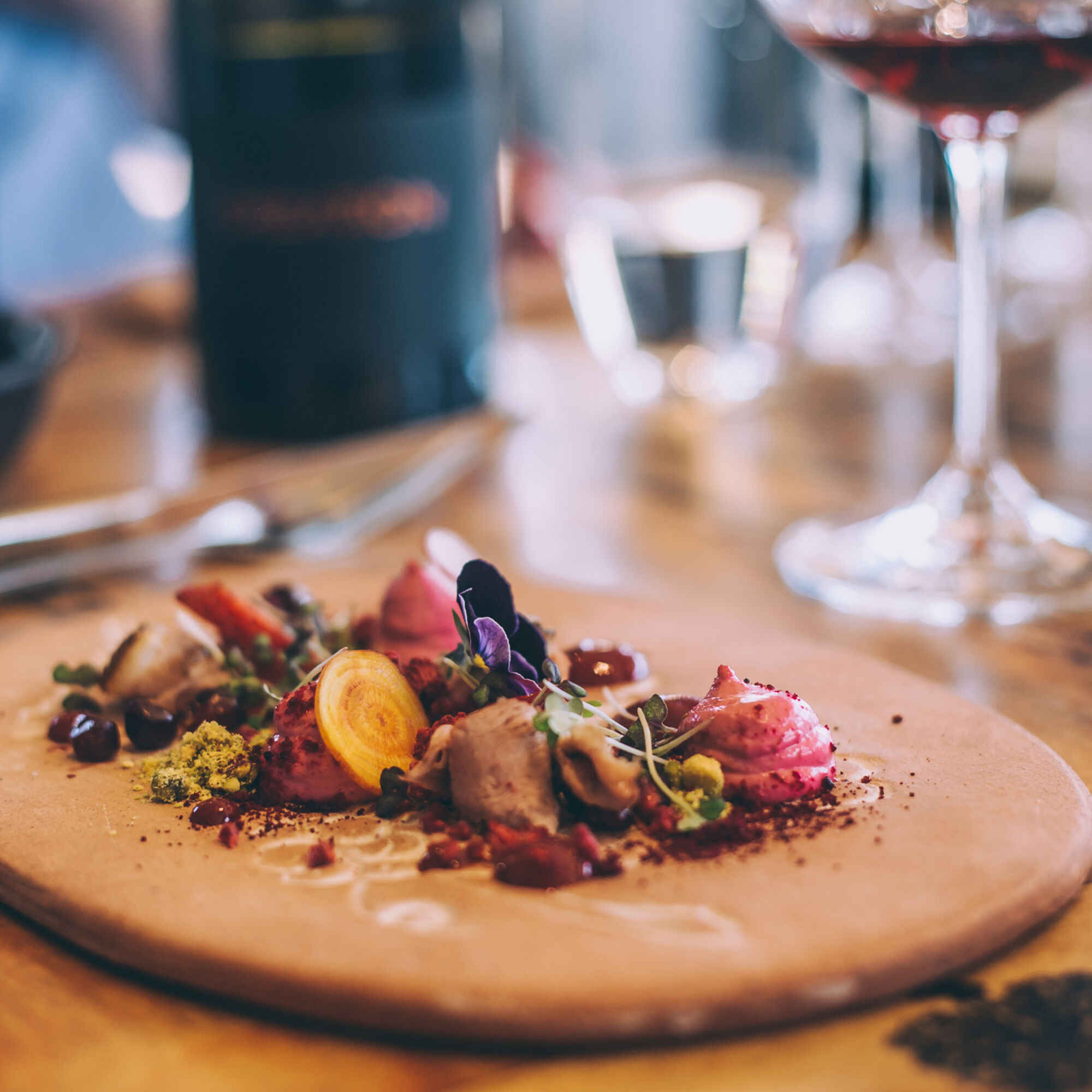 Food and Wine at Creation Wine Estate in Hermanus