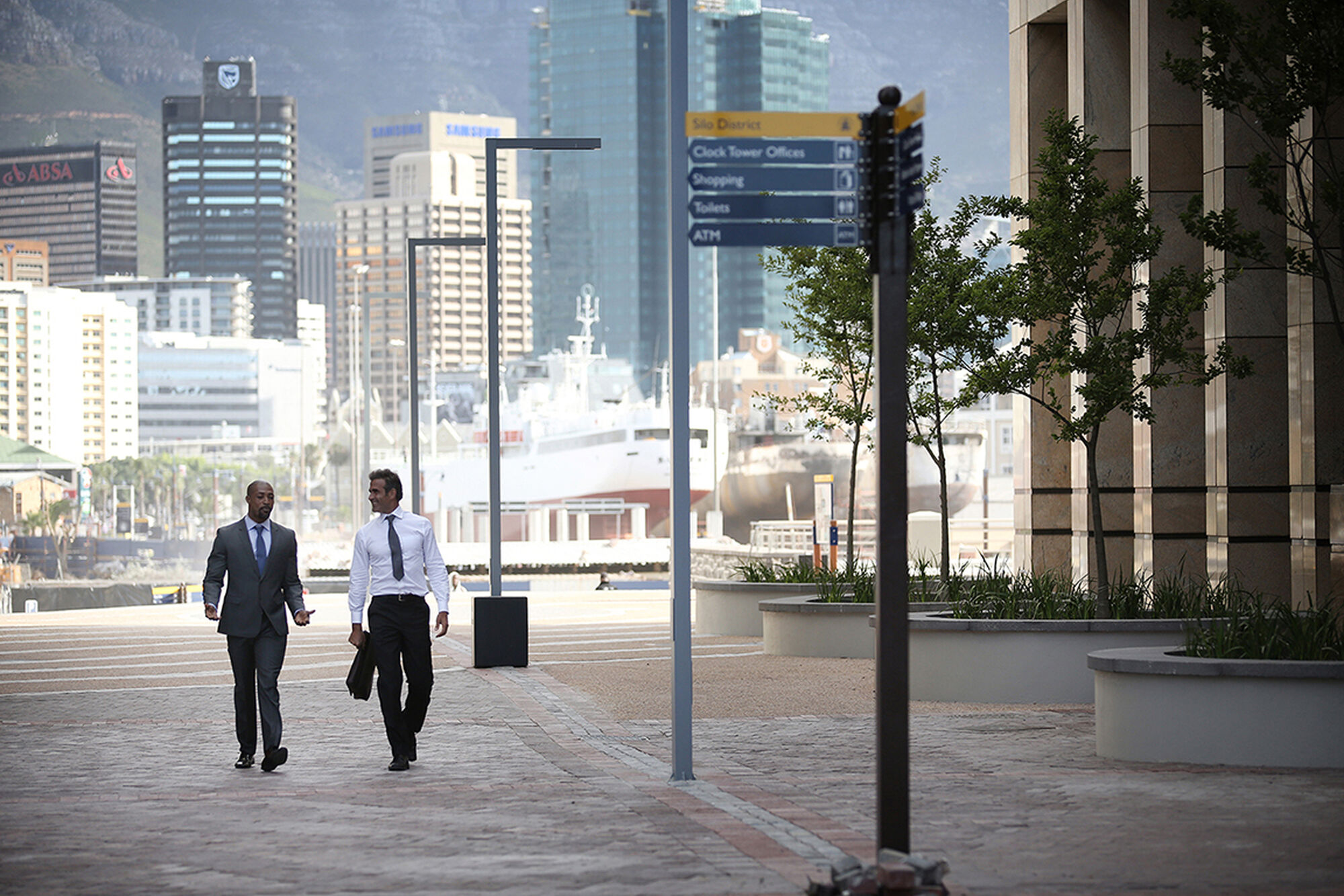 Businessmen with city view Businessmen with city view