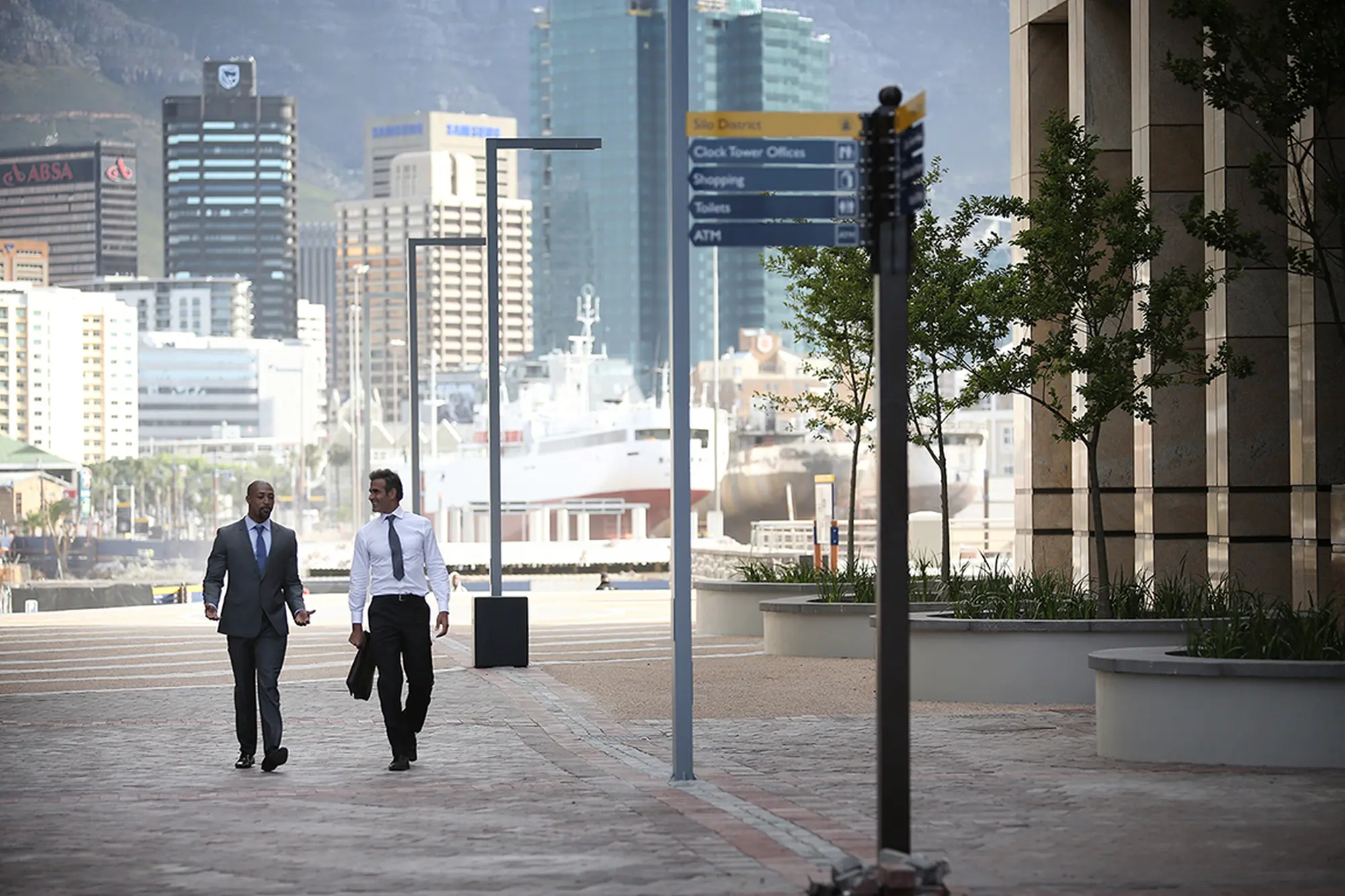 Businessmen with city view Businessmen with city view