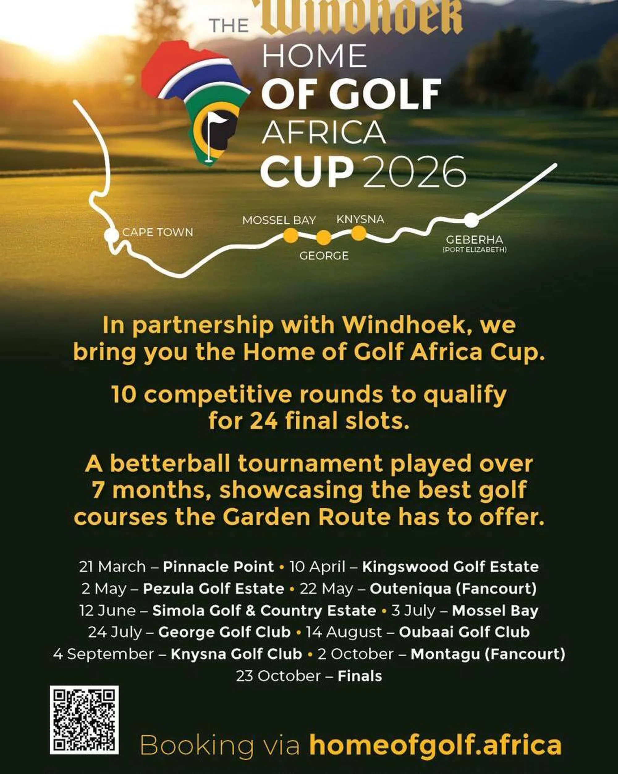 Home of golf poster Home of golf poster